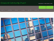 Tablet Screenshot of crosslinkchurch.com